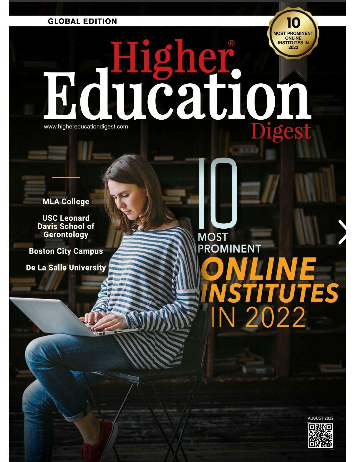 MLA College Recognised as Top Online Institution in 2022.