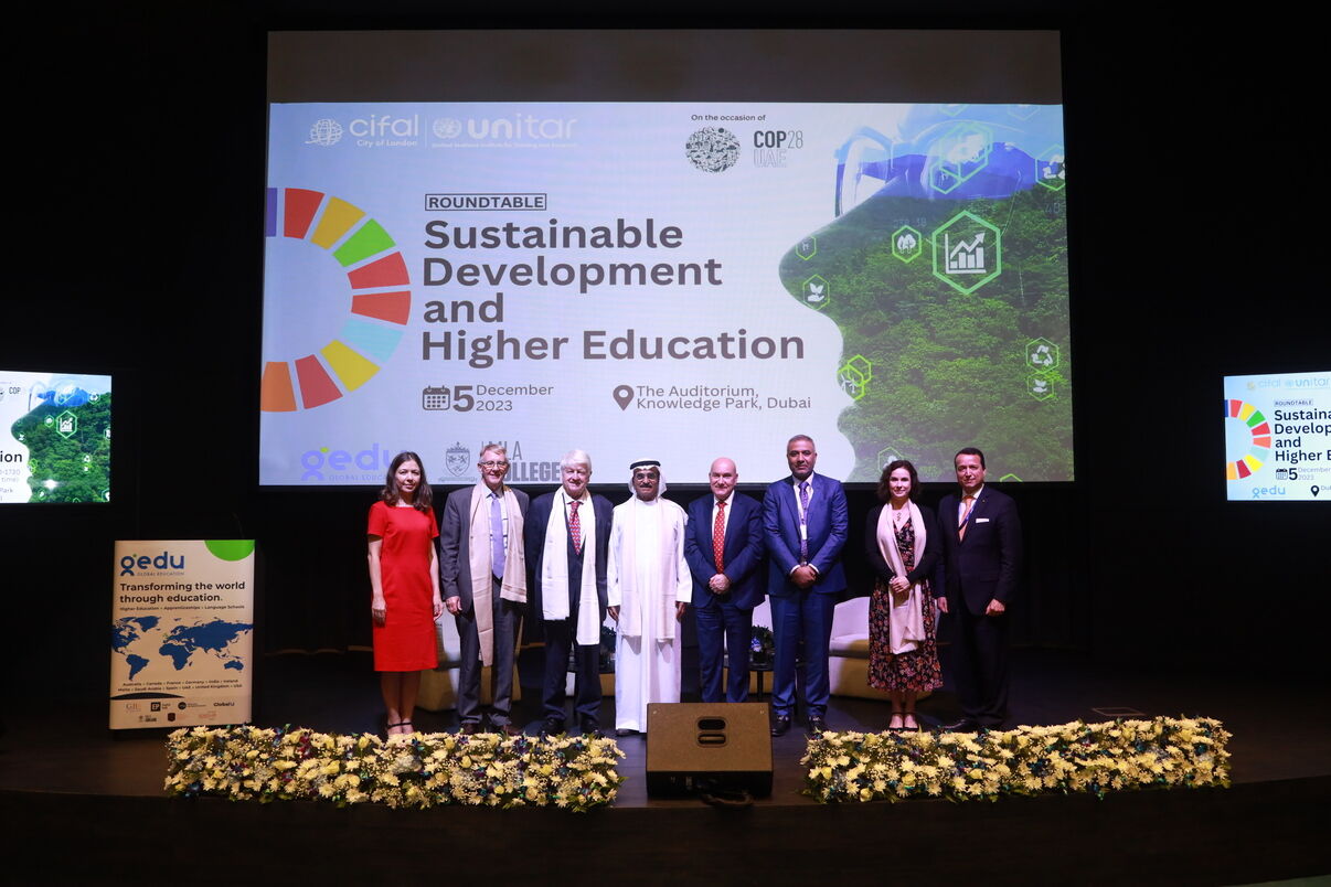 COP28 Event in Dubai Ignites Passion for Sustainable Development and Higher Education.