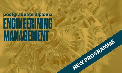 New Programme- Post Graduate Diploma Engineering Management